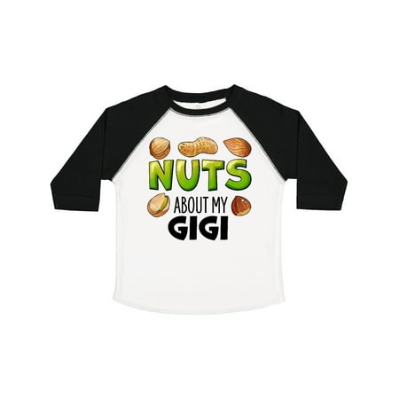 

Inktastic Nuts About My Gigi Peanut Almond Pistachio Gift Toddler Boy or Toddler Girl T-Shirt