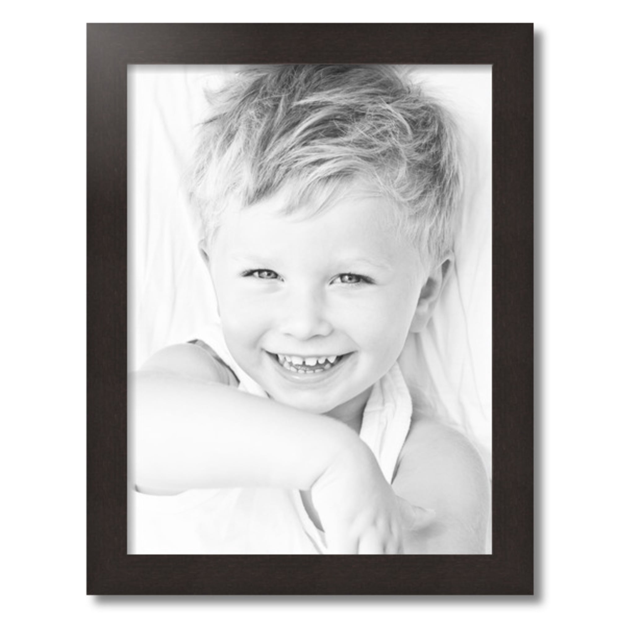 ArtToFrames 18x24 Inch Walnut Picture Frame, This Brown MDF Poster Frame is Great for Your Art or Photos, Comes with 060 Plexi Glass (3914)