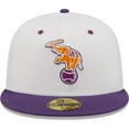 thumbnail image 2 of Men's New Era White/Purple Athletics 30th Season Grape Lolli 59FIFTY Fitted Hat, 2 of 6