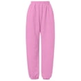 thumbnail image 5 of Kiijoy Girls Jogger Sweatpants Casual Active Relaxed Pants Trousers, Pink, Sizes 4-15, 5 of 6