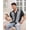 Black Dark Gray, variant on Men's Retro 50s Bowling Shirts Casual Button Down Short Sleeve Hawaiian Shirts