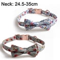 thumbnail image 2 of Collar de perro de 2 piezas con diseño de flores, ajustable, de nailon, adecuado para perros pequeños y medianos, 2 of 5