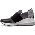 thumbnail image 4 of Michael Kors womens Felix Trainer 10 Anthracite, 4 of 5