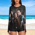thumbnail image 6 of The Twilight Saga Women's Sunscreen Shirt Long Sleeve Workout Tops Crewneck Soft Comfy Tees Casual T-Shirt 2XL, 6 of 7