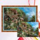 thumbnail image 1 of Kit de Bordado DIY Casa Campo Contado Punto Cruz Artesanía Ygjytge, 1 of 9