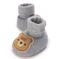 thumbnail image 3 of Aunavey Bear Embroidered Baby Slippers for Soft and Anti-Slip Comfort, 3 of 8