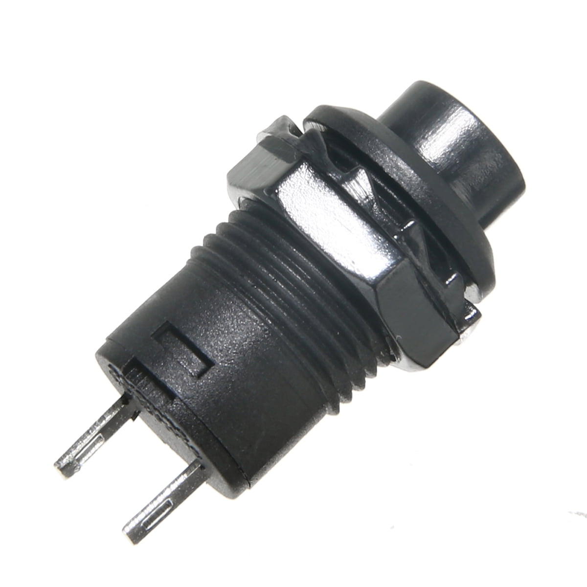 Momentary Push Button Switch Horn Doorbell Car Dash 12V On 5 x Black Off 
