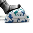 thumbnail image 5 of Seahorse Foot Rest, Ornate Drawings of Nautical Creatures Swirling Tails, Non-Slip Backing Adjustable Ergonomic Memory Foam Leg Support for Office, Sea Blue Dark Violet, by Ambesonne, 5 of 5
