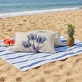 thumbnail image 5 of Outdoor Pillow Cover Tulips Flowers Vintage Set of 2 Waterproof Throw Pillowcases Abstract Blue Floral Decorative Patio Furniture Pillows for Couch Garden Indoor & Outdoor Use, 5 of 9