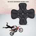 thumbnail image 3 of tredstone Motorcycle Helmet Inner Pad Shock Absorption Pads for Protection Breathable Headgear Safety Guard for Outdoor Cycling Sports, 3 of 6