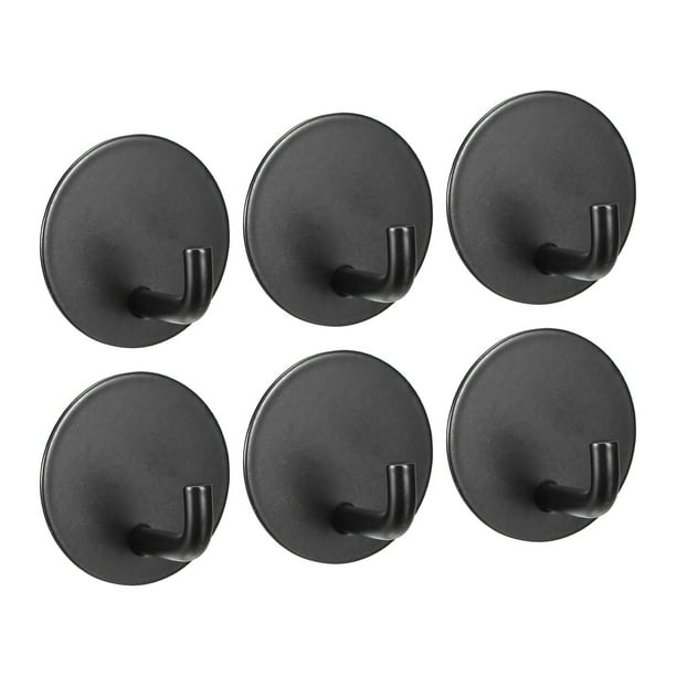 Uxcell Self Adhesive Hooks, 304 Stainless Steel Sticky Hooks Wall