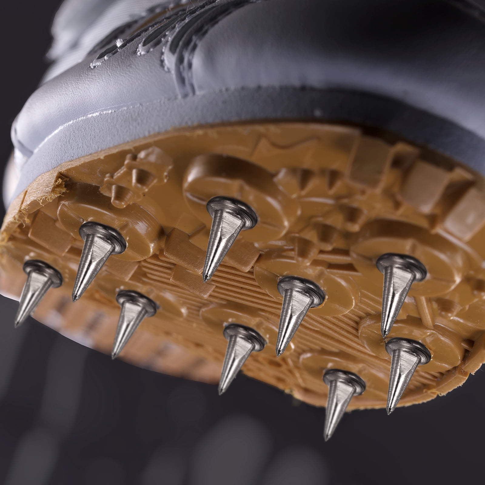 Track Spikes 13.5mm Steel Replacement for Track Shoes Silver