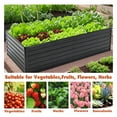 thumbnail image 4 of 8x4x2ft Galvanized Raised Garden Bed Kit - 481 Gallon Metal Planter Box for Vegetables/Flowers/Herbs - Deep Root Outdoor Design, 4 of 9