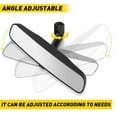thumbnail image 3 of YIUIY Universal Inner Inside Interior 10 Inch Rearview Rear View Mirror + Adhesive Kit, 3 of 9