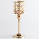 thumbnail image 1 of Candelabro de Cristal Macarena Candelabro de Mesa Decoración del Hogar Oro, 1 of 7