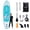 Light Blue, variant on 12 ft Inflatable Premium Stand Up Paddle Board for Surfing, Fishing, Yoga, Playing