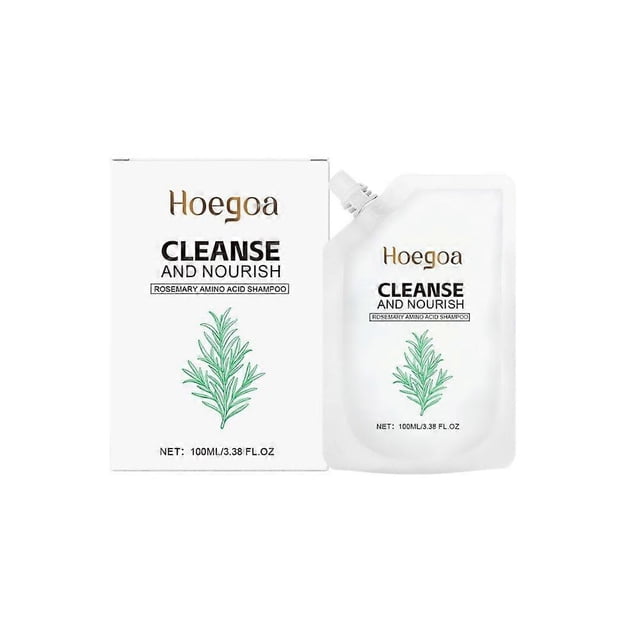 Cleanse Nourish Rosemary Amino Acid Shampoo, Hair Growth Loss Prevention Dandruff Control Oily Scalp, Luxurious Salon Hair Care