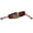 Red, variant on Unisex I LOVE JESUS Faux Leather Bangle Hemp Rope Chain Adjustable Bracelet