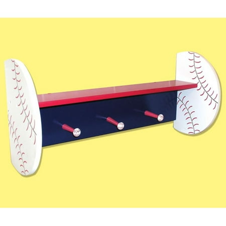 Baseball Peg - Trend Lab Baseball Shelf with Pegs