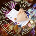 thumbnail image 4 of TIMIFIS A Ores Gemstones Astrology Set Natural Crystal Twelve Constellations Cloth Bag Set Home Decor, 4 of 4
