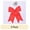 Red, variant on Yama Ribbon White Grosgrain Bow Tail, 1 Each
