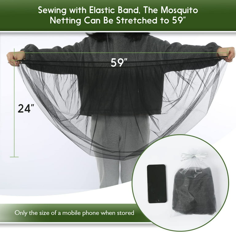 Black Elastic Cord - Mosquito Curtains