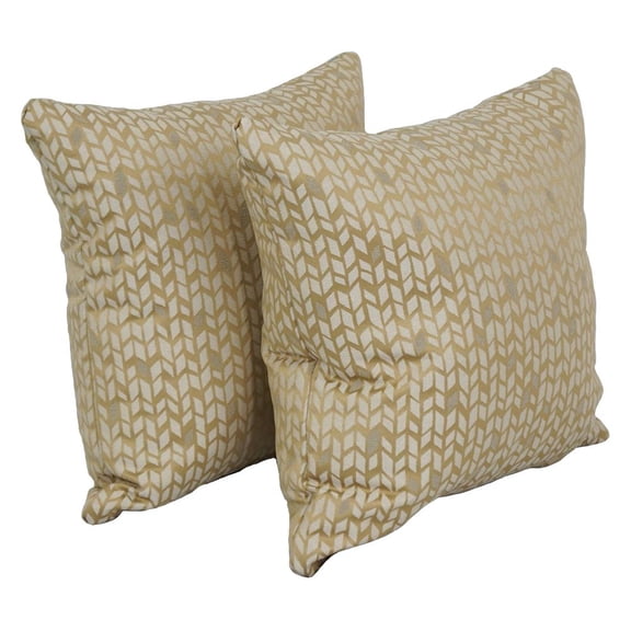 17-inch Jacquard Throw Pillows with Inserts (Set of 2) 9910-S2-ID-078