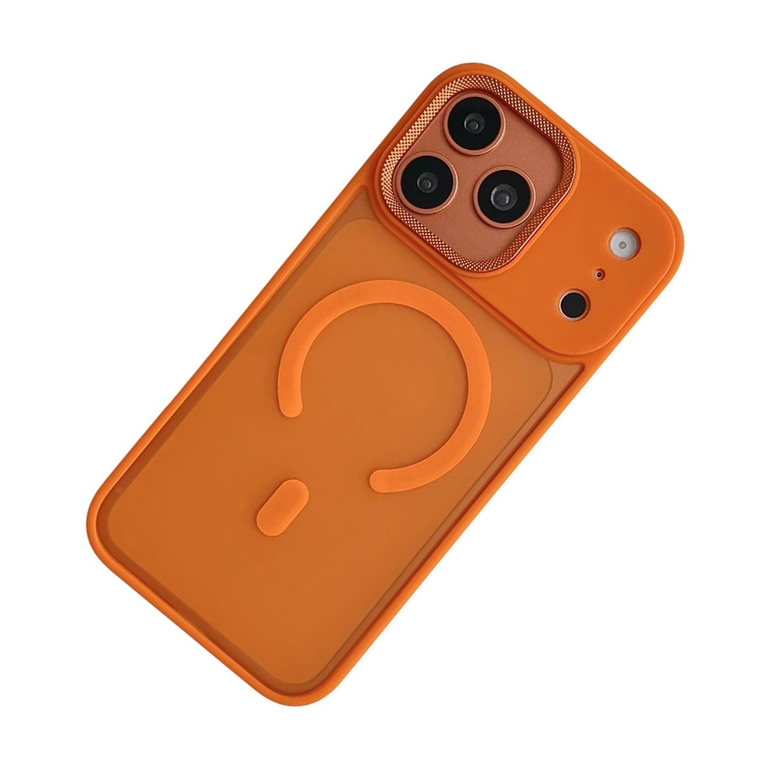 Soft-Touch Matte Focus Case with MagSafe for iPhone 17 Pro Max - Orange