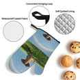 thumbnail image 3 of Sikiie Elephant Dog Oven Mitts and Pot Holders, Silicone Oven Gloves, Heat Resistant Oven Mitts 4Pcs Set, 3 of 6