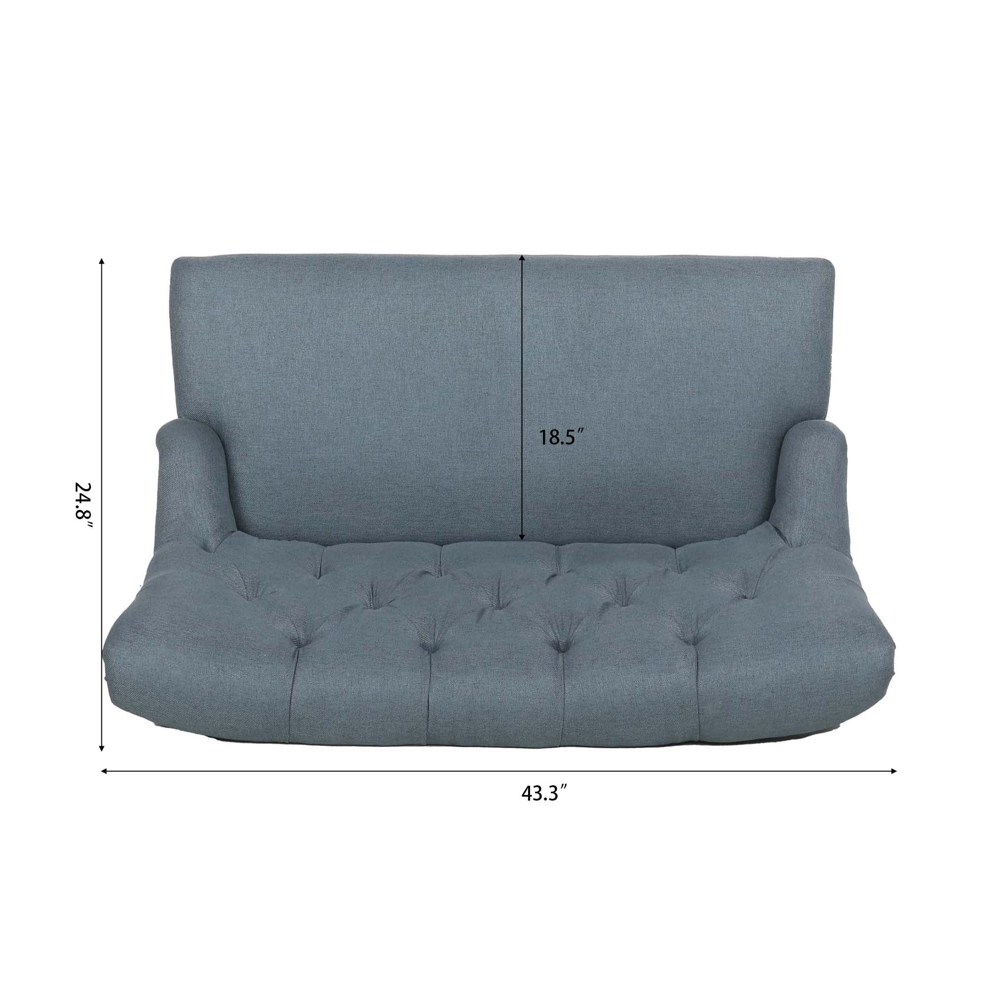 Kadyn 35'' Armless Loveseat Sofa, 2-seat Love Fabric Sofa for Living Room, Mid-Century Upholstered Fabric Double Sofa with Birch Leg, Green Kadyn 35'' Armless Loveseat Sofa, 2-seat Love Fabric Sofa for Living Room, Mid-Century Upholstered Fabric Double Sofa with Birch Leg, Green