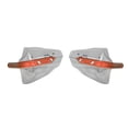thumbnail image 3 of jiaping 2x Handlebar Wind Deflector Universal Wind Motorbike Hand Protector Brown and Orange, 3 of 9