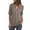 A-Gray, variant on 2026 under $5 asdoklhq Womens Plus Size $5,Long Sleeve Shirts Zip Casual Tunic V-Neck Rollable Blouse Tops