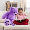 thumbnail image 3 of WOWMAX Giant Cuddly Teddy Bear Stuffed Plush Animals Daneey 3 Foot Teddy Bear Toy Doll for Valentine's Day Birthday Gift Purple 36 Inches, 3 of 7