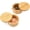 2PCS, variant on TrendMallOasis Round Bamboo Salt Box with Magnetic Lid and Built-in Mini Spoon
