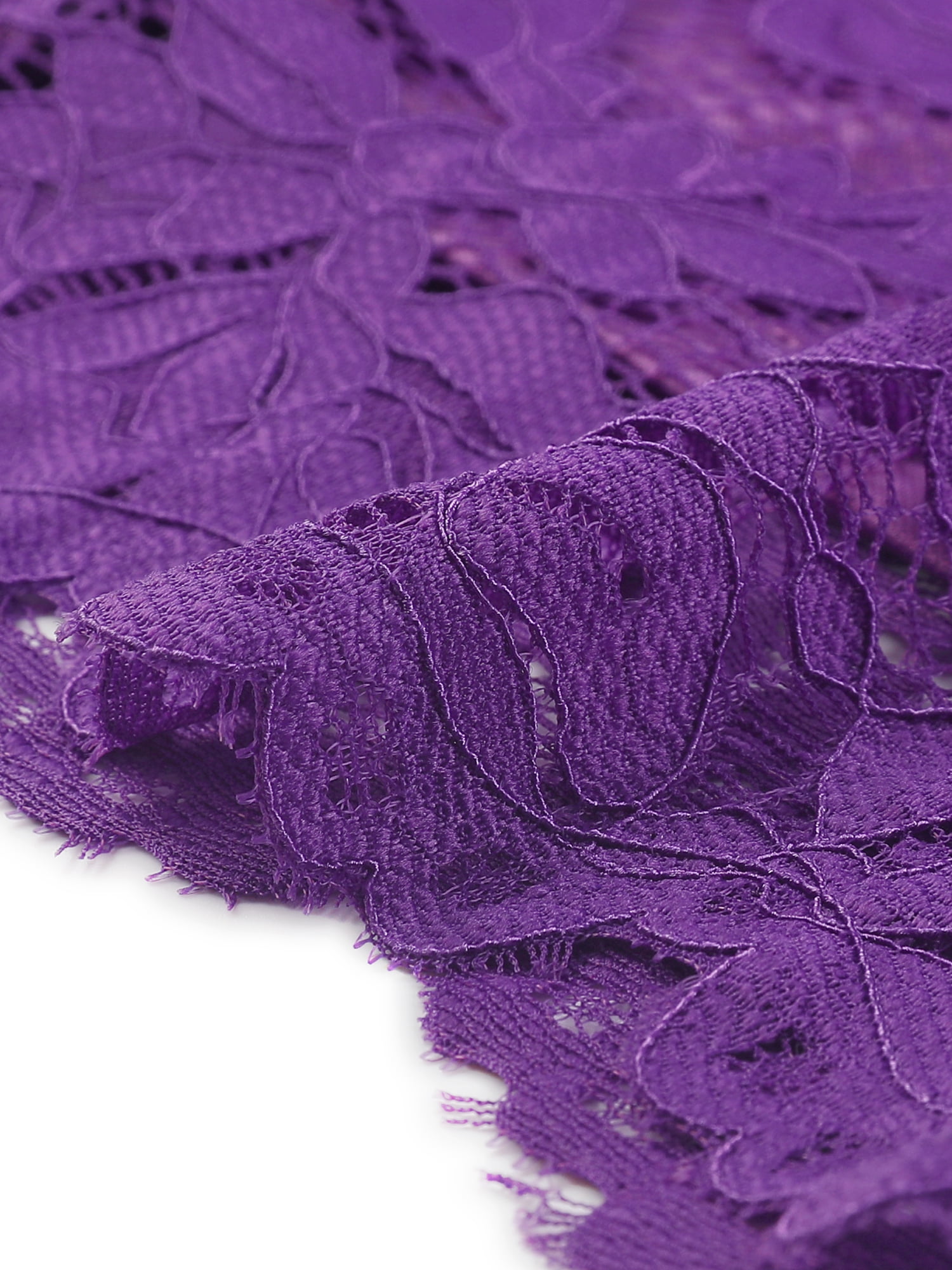 DARING DIVA Lace Halter Neck Sleeveless Bodycon Cocktail Sheath Dress S Purple