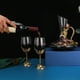 thumbnail image 5 of Copas de vino esmaltadas de copa de vino decoradas con iris de 2 piezas (dorado), 5 of 7