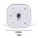 thumbnail image 3 of Panel de luz LED circular de 12 W, 18 W, 24 W y 36 W, SMD, para techo, cuadrado, CA de 220 V, 230 V y 240 V, 3 of 5