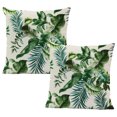 thumbnail image 1 of Funda de almohada cuadrada para sofá cama, 2 uds., funda de almohada con elemento de jardín, 1 of 5