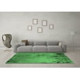 thumbnail image 3 of Ahgly Company Indoor Square Oriental Emerald Green Industrial Area Rugs, 4' Square, 3 of 4