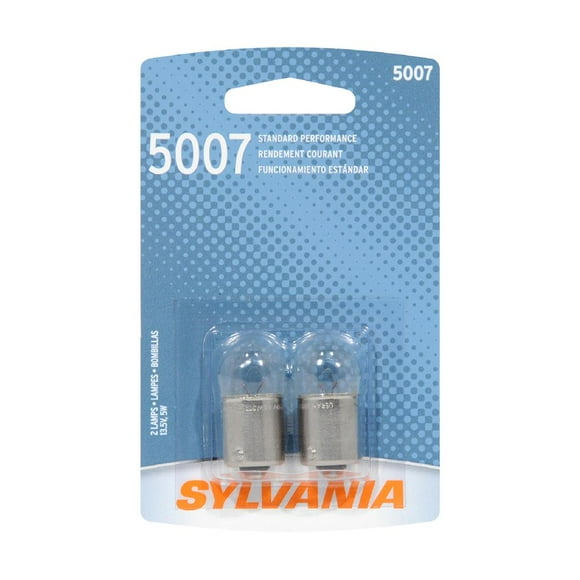 Sylvania Silverstar Ampoule Multifonction 5007.BP2 5007; Halogène Mini Ampoule; Clair; Lot de 2; Blister