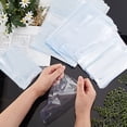 thumbnail image 3 of Shrink Wrap Bags 500pcs 5 Sizes Clear Heat Shrink Bags 5.1 5.9 6.4 8 10 Inch Height PVC Shrink Film Wrap for Packaging Soap Candles Small Gifts Bottles Jars Books Small Business, 3 of 5