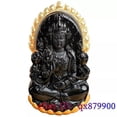 thumbnail image 4 of K-KED Burmese Jade Guanyin Pendant Natural Black Necklace Delicate Jewelry 925 Silver Jadeite, 4 of 6