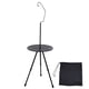 thumbnail image 1 of Mesa Redonda para Barbacoa Con Soporte Mesa Elevable para Viajes Al Aire Libre (negro), 1 of 9
