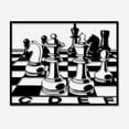 thumbnail image 2 of Chess Board Metal Wall Art Decor, 2 of 11