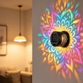 thumbnail image 6 of JWZZYD Solar Mandala Projection Wall Light, 7 Color Changing Decorative Solar Mandala Lights, Outdoor Waterproof Metal Fence Lights for Garden Fence Patio Backyard Yard Decor (2PCS), 6 of 6