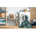 thumbnail image 2 of Ahgly Company Machine Washable Indoor Rectangle Transitional Deep-Sea Green Area Rugs, 8' x 12', 2 of 7