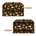 thumbnail image 4 of TSOVTHRID Pumpkin Maple Leaf Black Print Microwave Oven Grill Cover Protector Oil-Proof Microwave Oven Dust Cover with Handle Case Protections for Toaster Oven Fall Decor, 18.25"W x 14.5"D x 11"H, S, 4 of 7
