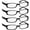 Black, variant on Reading Glasses | Best 4 Pack of Readers Women and Men | Stylish Look and Crystal Clear Vision When You Need It! | Comfort Spring Arms & Dura-Tight Screws