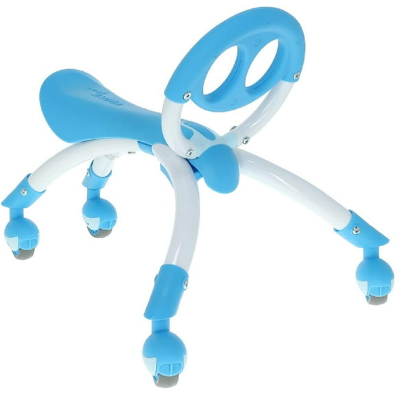 YBike Pewi Walking Ride-On Toy - From Baby Walker to Toddler Ride On for Ages 9 Months to 3 Years Old - Blue