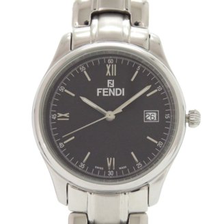 Pre-Owned Fendi Bousra Watch 8010G Quartz Movement Black 
